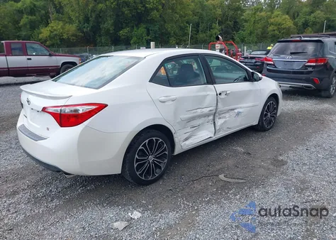 2015 Toyota Corolla S Plus z USA, uszkodzony, nr VIN 2T1BURHE3FC341862